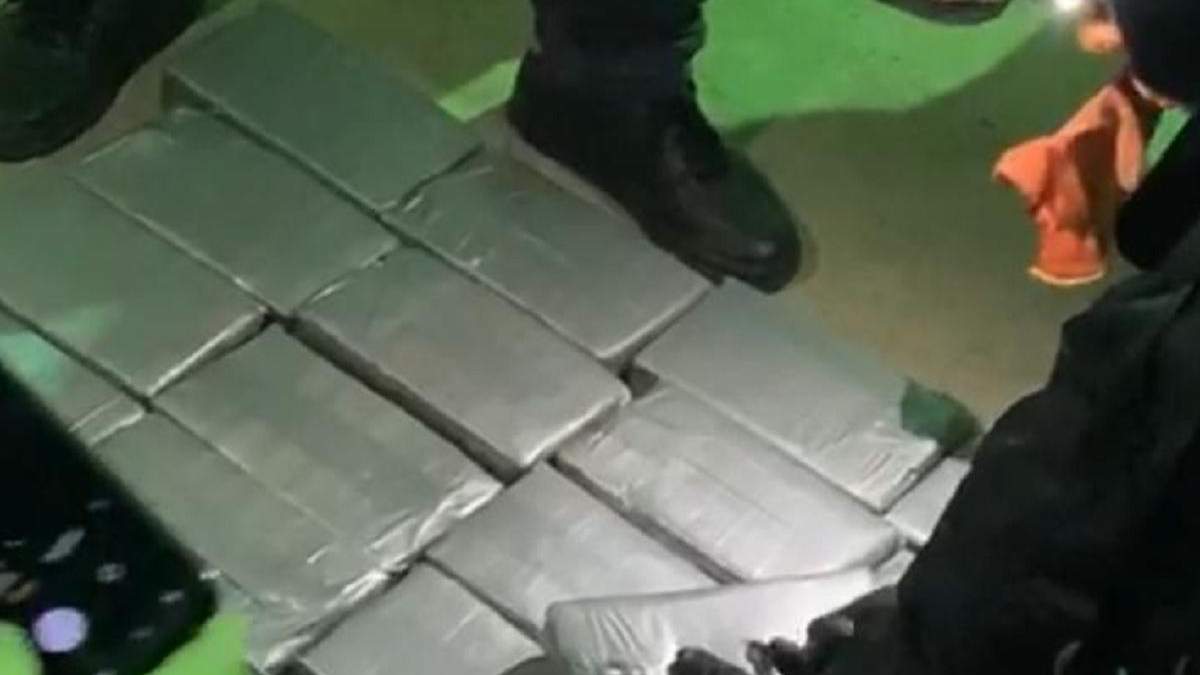 Пограничники задержали контрабанду кокаина в Южном: фото Пограничники задержали контрабанду кокаина в Южном: фото