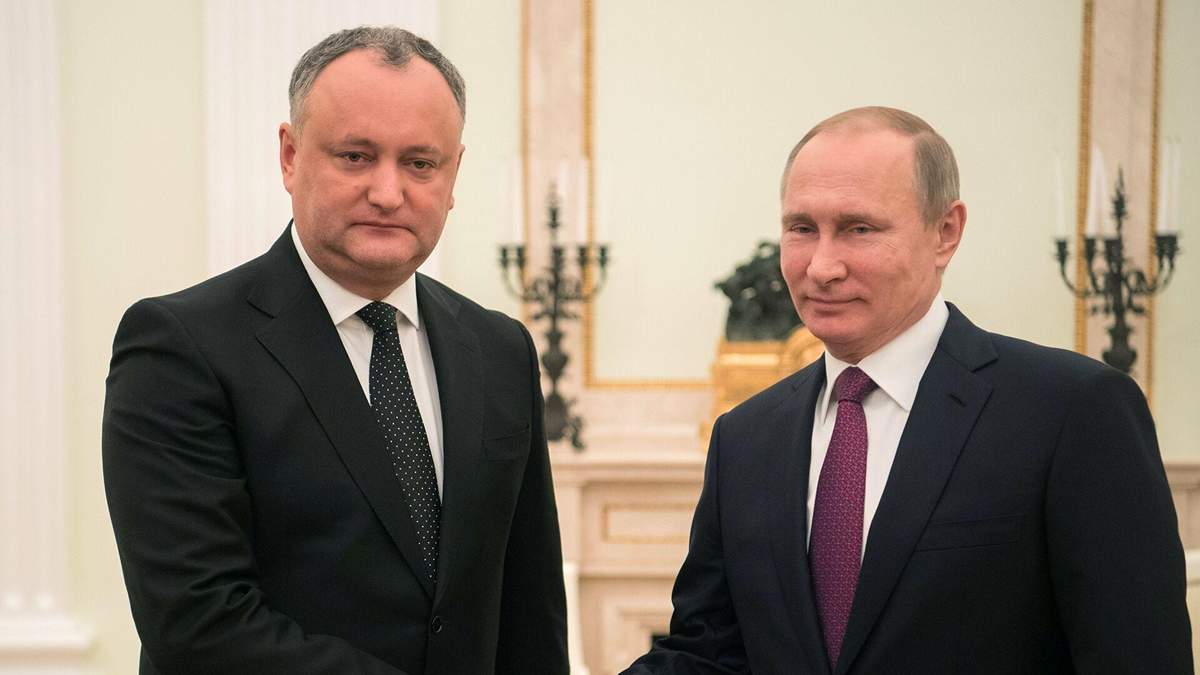 Експрезидент Молдови Ігор Додон та Володимир Путін Експрезидент Молдови Ігор Додон та Володимир Путін