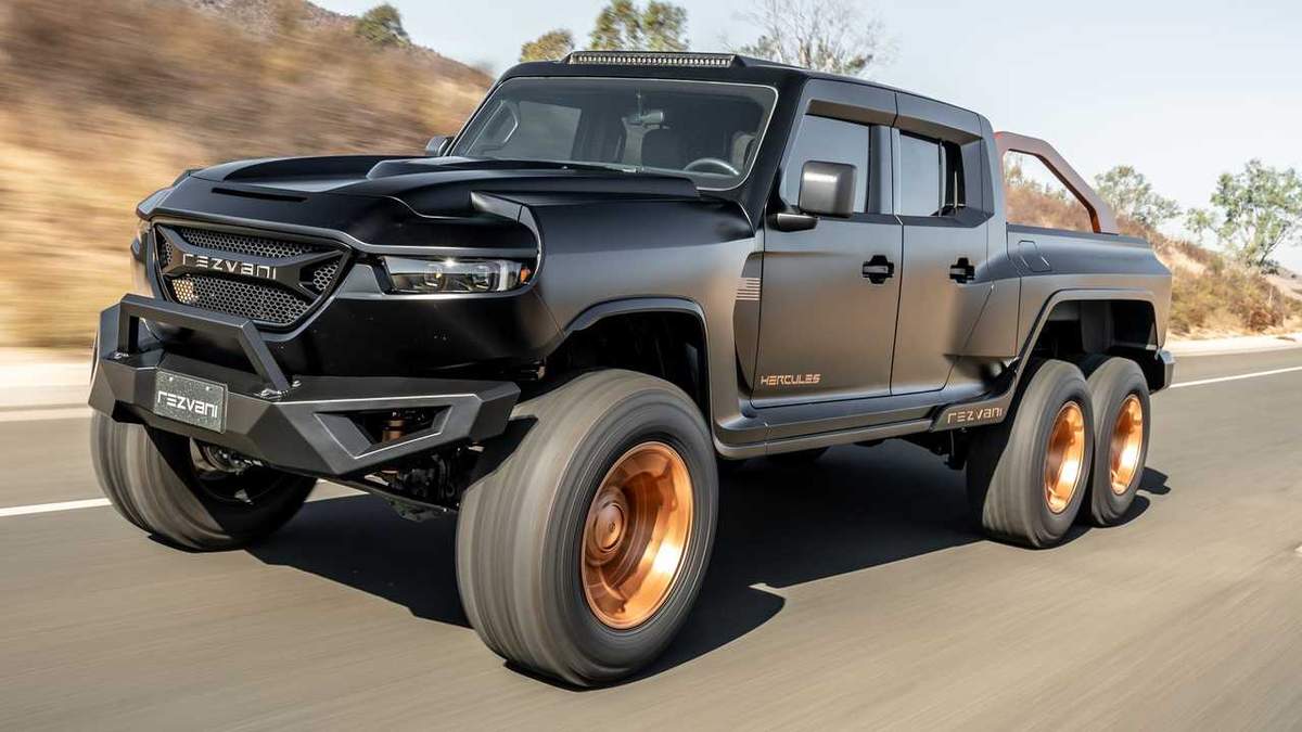 Новий 6-колісний пікап Rezvani Hercules – огляд, ціна, фото, відео Новий 6-колісний пікап Rezvani Hercules – огляд, ціна, фото, відео