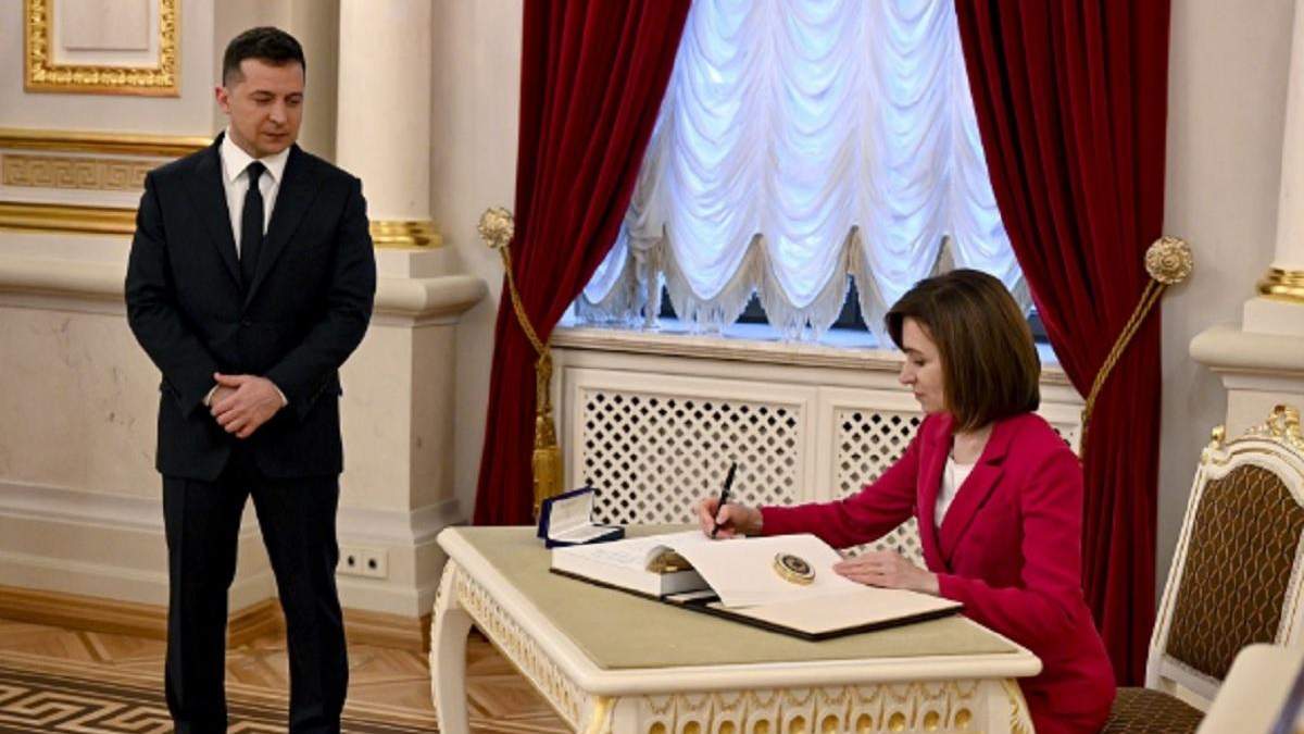 Зеленский и Санду договорились создать президентский совет Зеленский и Санду договорились создать президентский совет
