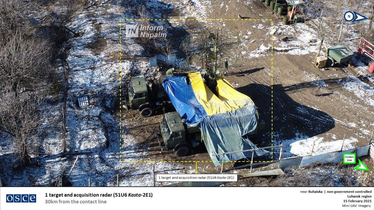 На Донбассе заметили РЛС России, замаскированную под украинскую На Донбассе заметили РЛС России, замаскированную под украинскую