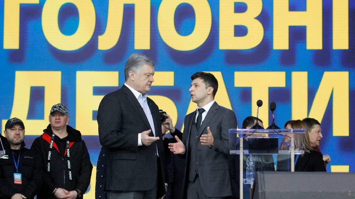 Владимир Зеленский и Петр Порошенко Владимир Зеленский и Петр Порошенко