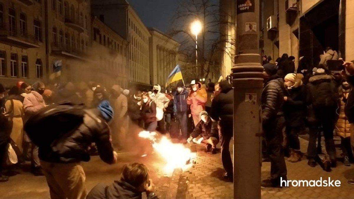 Организаторы Акции в поддержку Стерненка заявили о провокации Организаторы Акции в поддержку Стерненка заявили о провокации